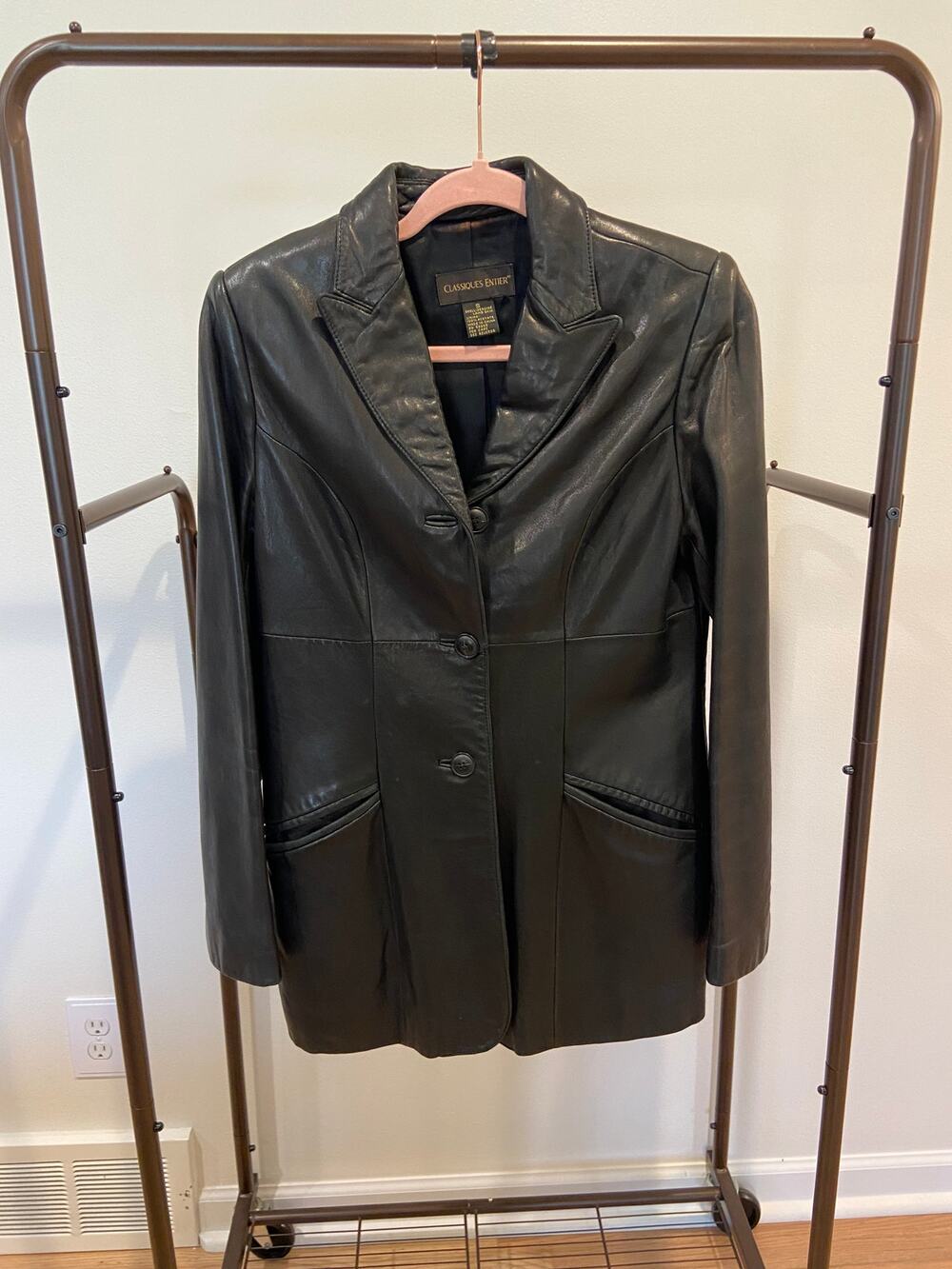 Classiques Entier Vintage Leather Jacket size S small